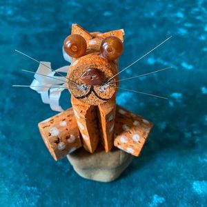 Orange Kitty ~ Paper Weight